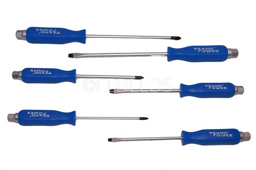 Cacciaviti set pezzi - 6, crom