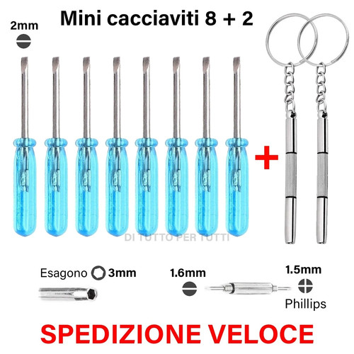 Mini cacciavite 2mm taglio - a,